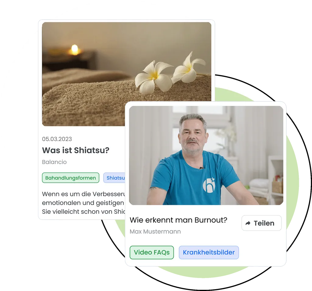 Blog und Videobeiträge mit Bubble